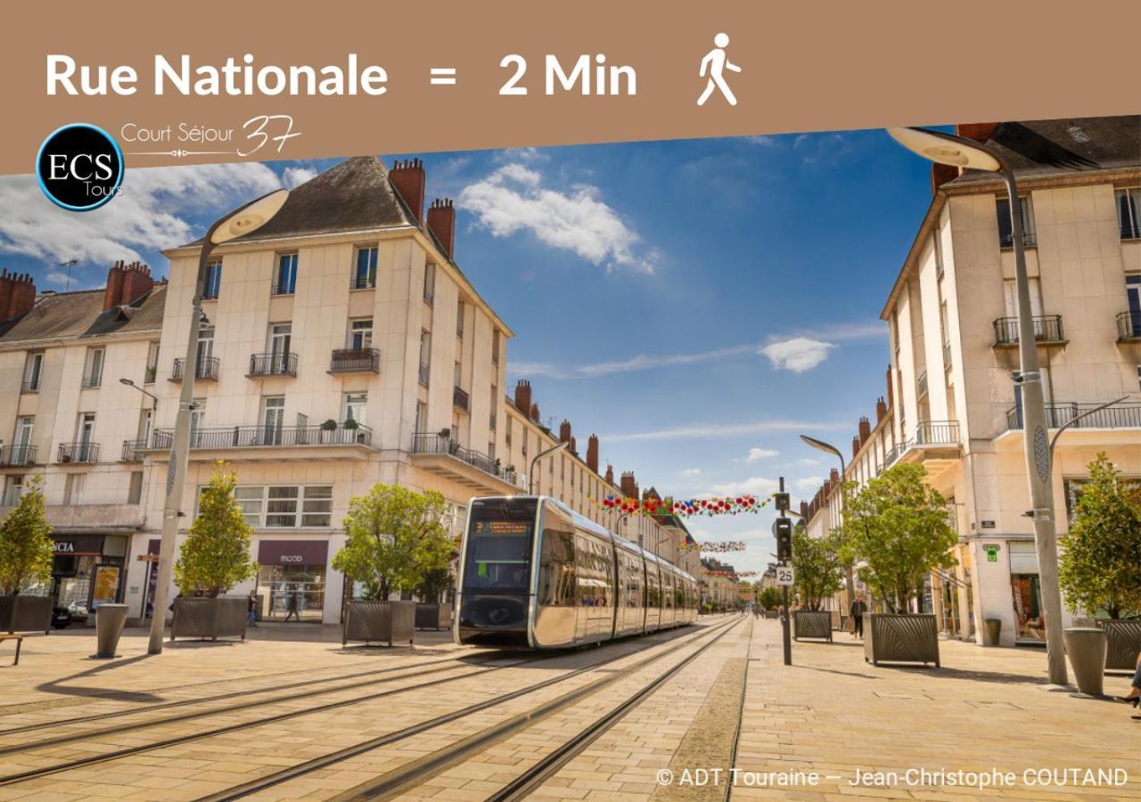 Le Constantine - Quartier Historique - Charme & Ancien Appartement Tours Buitenkant foto