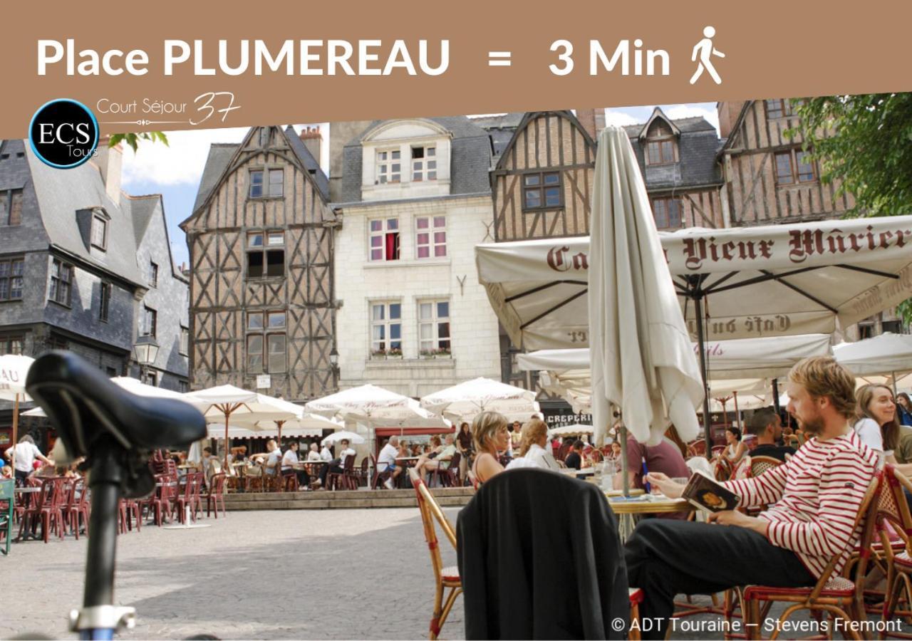 Le Constantine - Quartier Historique - Charme & Ancien Appartement Tours Buitenkant foto